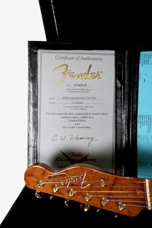 Pre-Owned Fender Custom Shop Telecaster Artisan Series Spalted Maple Dead Mint! - Pre-Owned - Heartbreaker Guitars