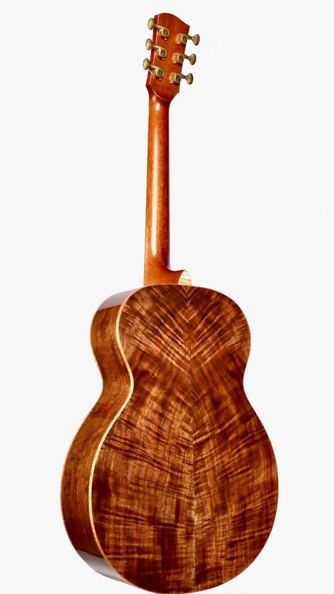 Batson Custom Aged Tone Adirondack Spruce / Curly Claro Walnut #N112-3K - Batson - Heartbreaker Guitars