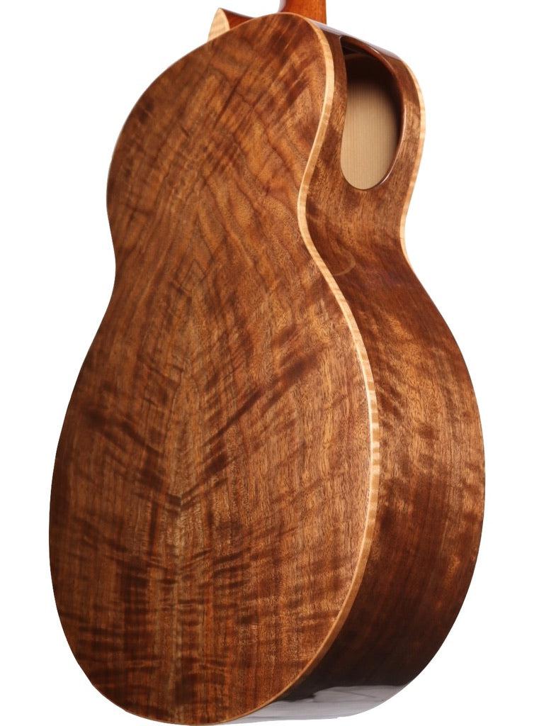 Batson Custom Aged Tone Adirondack Spruce / Curly Claro Walnut #N112-3K - Batson - Heartbreaker Guitars