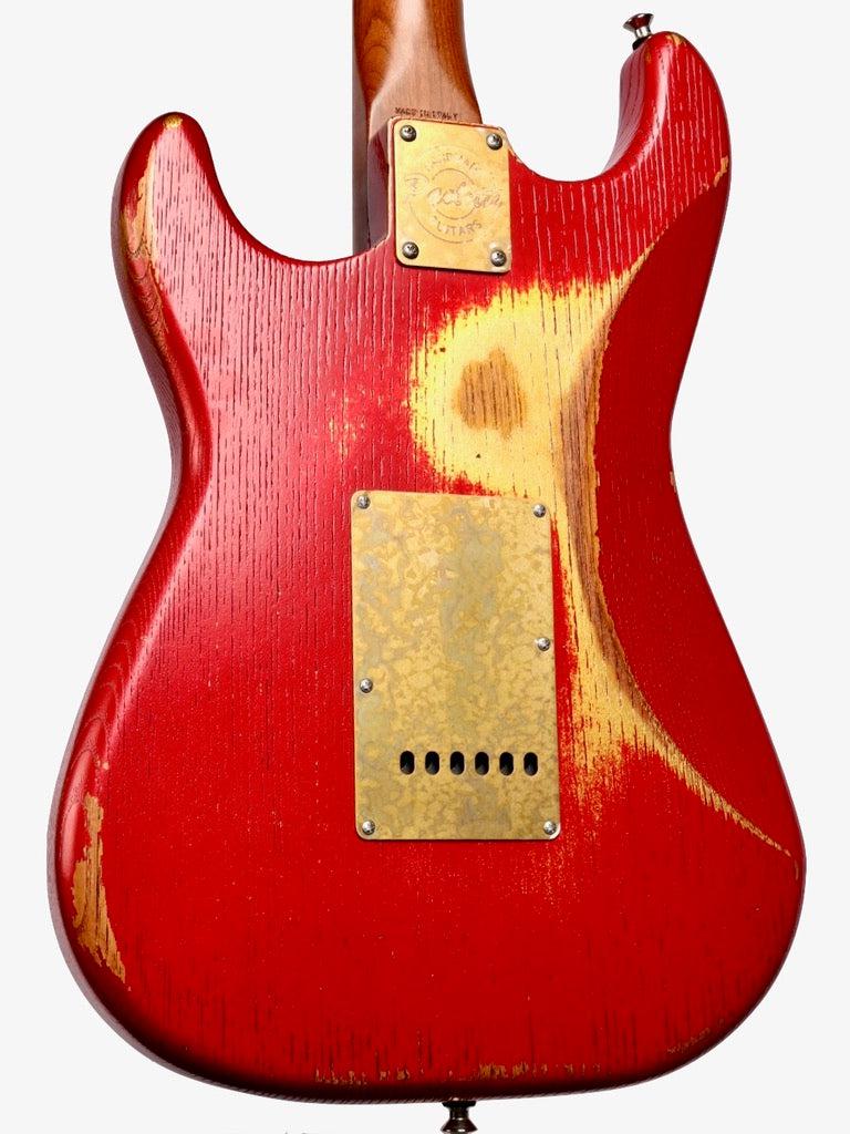 Paoletti Stratospheric Loft HSS Gold Ruby #199822 - Paoletti - Heartbreaker Guitars