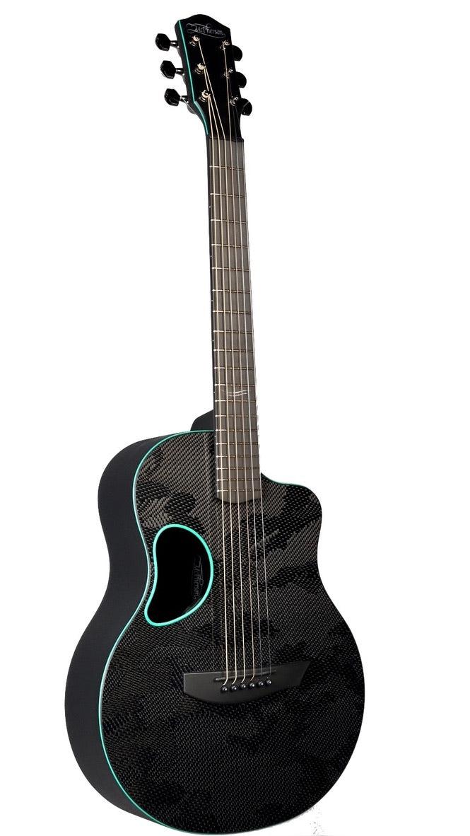 McPherson Carbon Fiber Blackout Touring Green w/ Camo Finish #11453 - McPherson Guitars - Heartbreaker Guitars