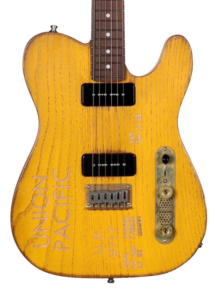 Paoletti Nancy Union Pacific Custom with Black P90 Pickups #100520 - Paoletti - Heartbreaker Guitars