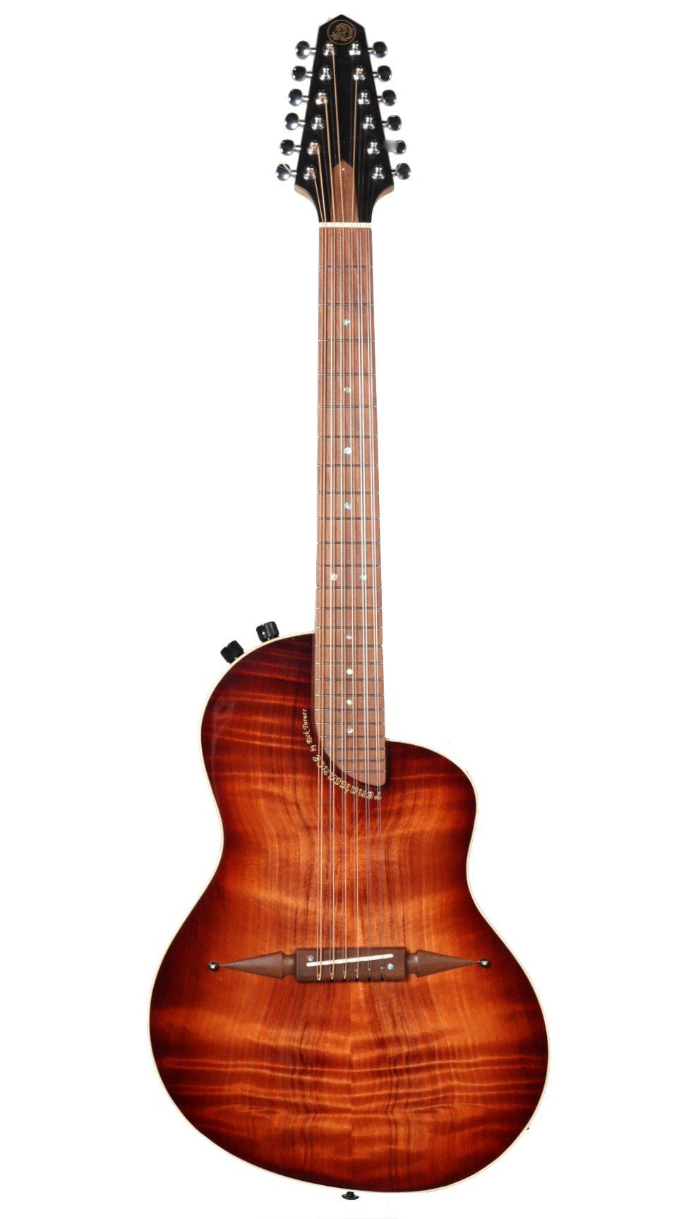 Renaissance RS12 Curly Redwood / Indian Rosewood #5533 - Rick Turner Guitars - Heartbreaker Guitars