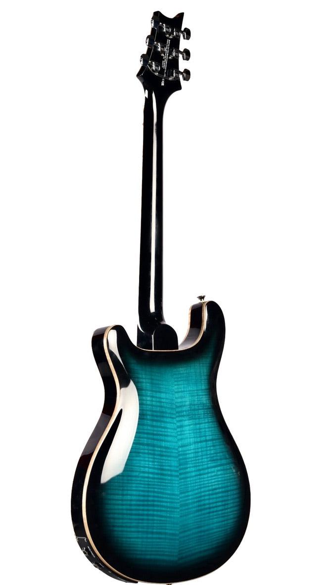 PRS Hollowbody II Piezo SE Peacock Blue Smokeburst #25177 - Paul Reed Smith Guitars - Heartbreaker Guitars