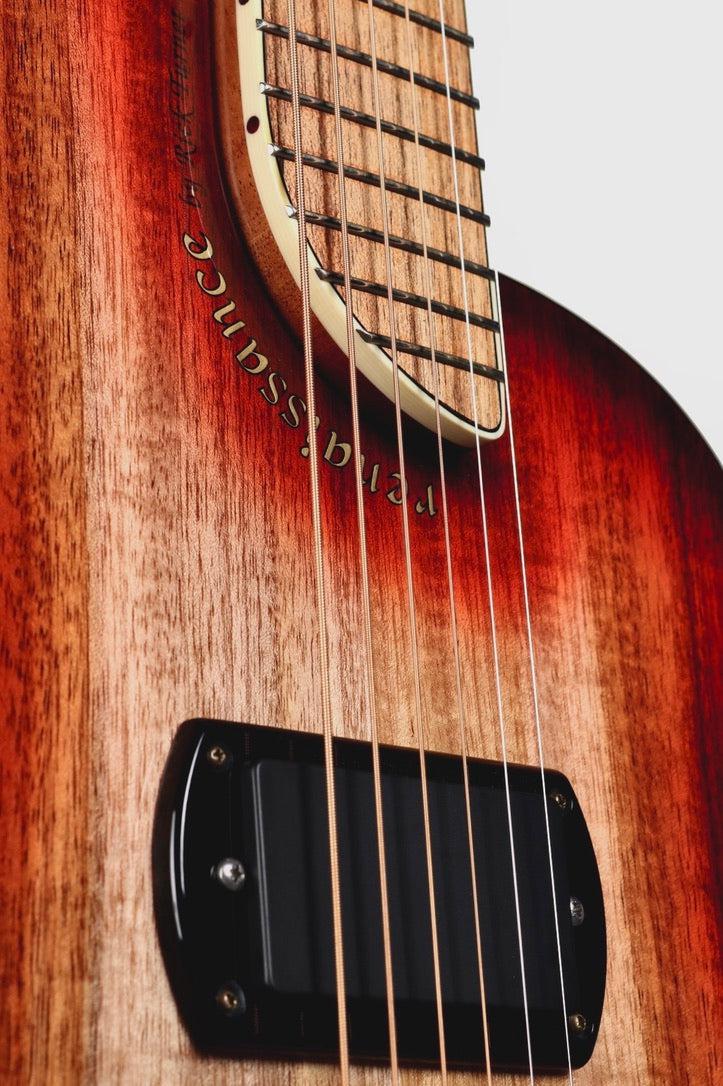 Rick Turner Renaissance RS6 Deuce Burst Acacia / Mahogany #5711 - Rick Turner Guitars - Heartbreaker Guitars