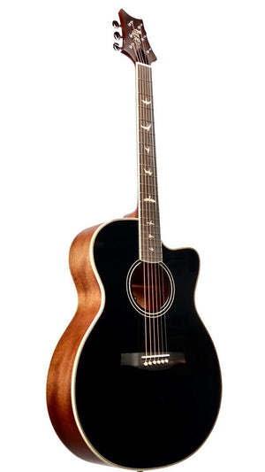 PRS SE Angelus AE20E All Mahogany Black Gloss 2022 #17136 - Paul Reed Smith Guitars - Heartbreaker Guitars