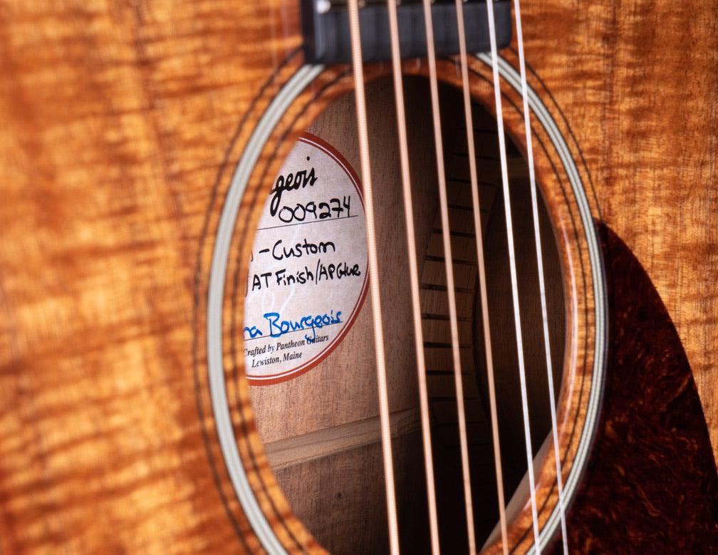 Bourgeois OM Custom Master Grade Koa #9274 - Bourgeois Guitars - Heartbreaker Guitars