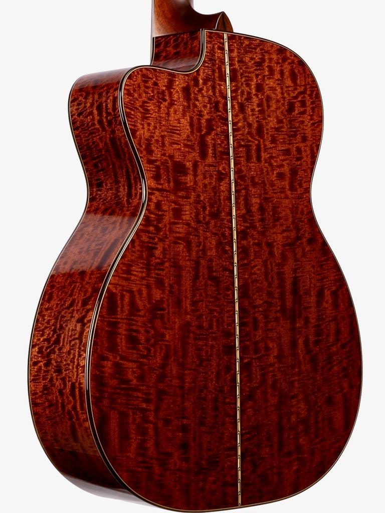 Bourgeois Legacy Series DB Signature OMC Bearclaw Spruce / Figured Mahogany #9575 - Bourgeois Guitars - Heartbreaker Guitars