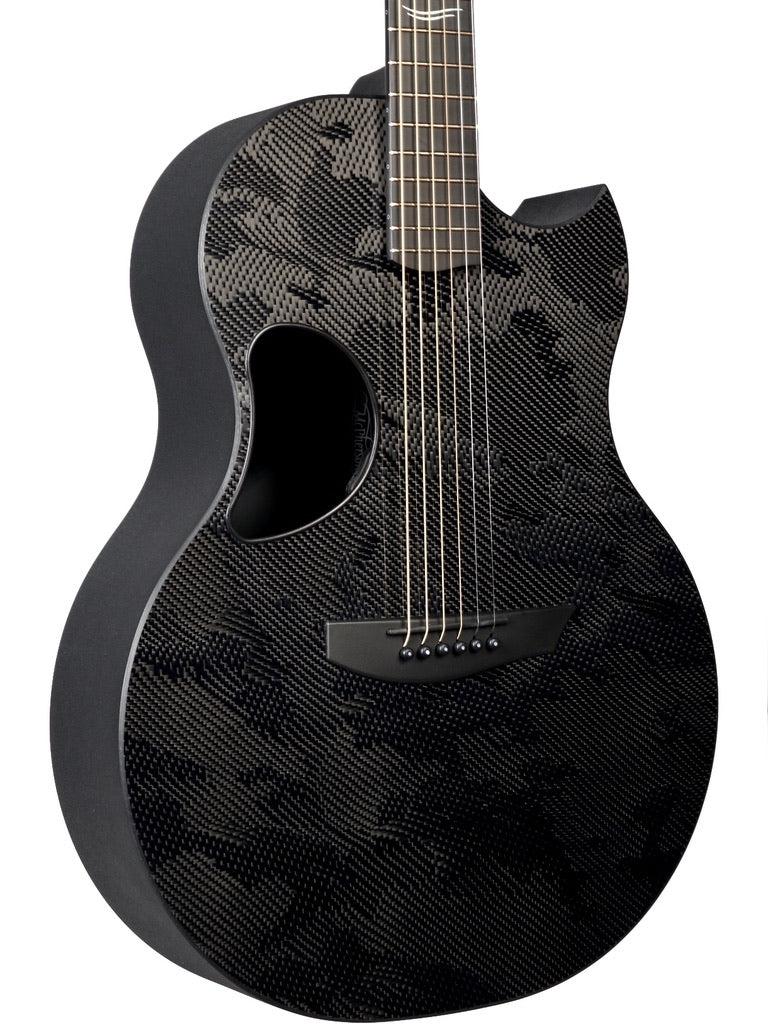 McPherson Carbon Fiber Sable Blackout Camo Finish #11449 - McPherson Guitars - Heartbreaker Guitars