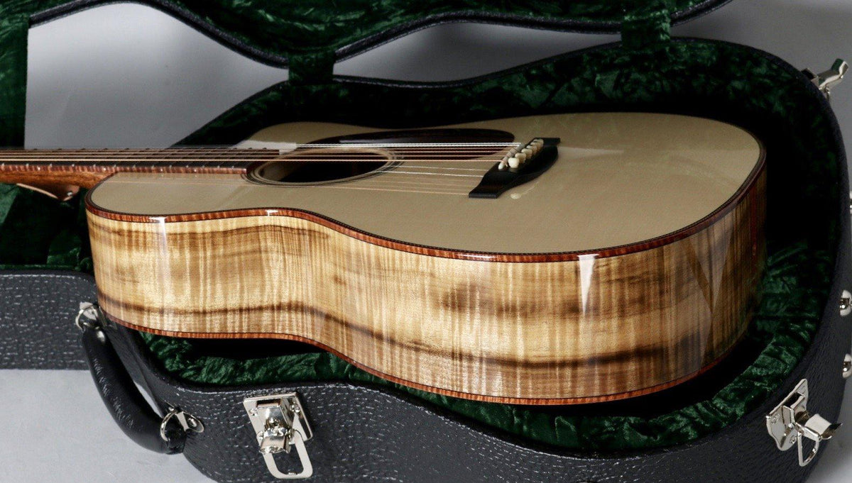 Bourgeois OMSC Flamed Myrtle / Italian Spruce 12 Fret #8861 - Bourgeois Guitars - Heartbreaker Guitars
