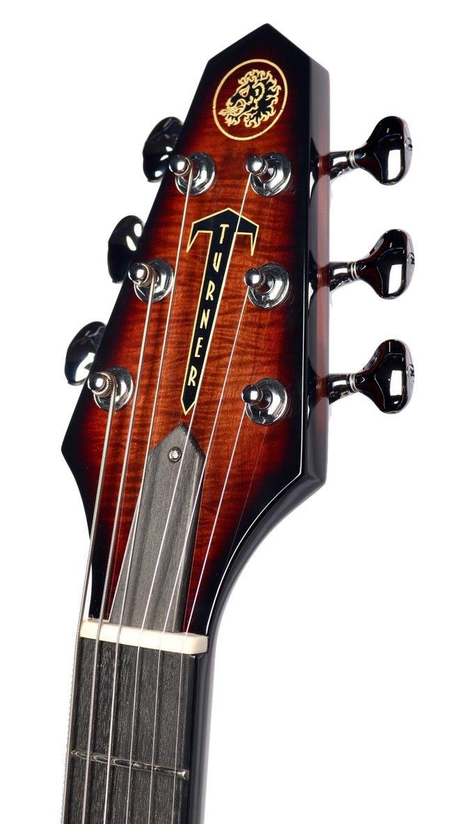 Rick Turner Model 1 Featherweight Myrtlewood Burst with Full Electronics Package #5796 - Rick Turner Guitars - Heartbreaker Guitars