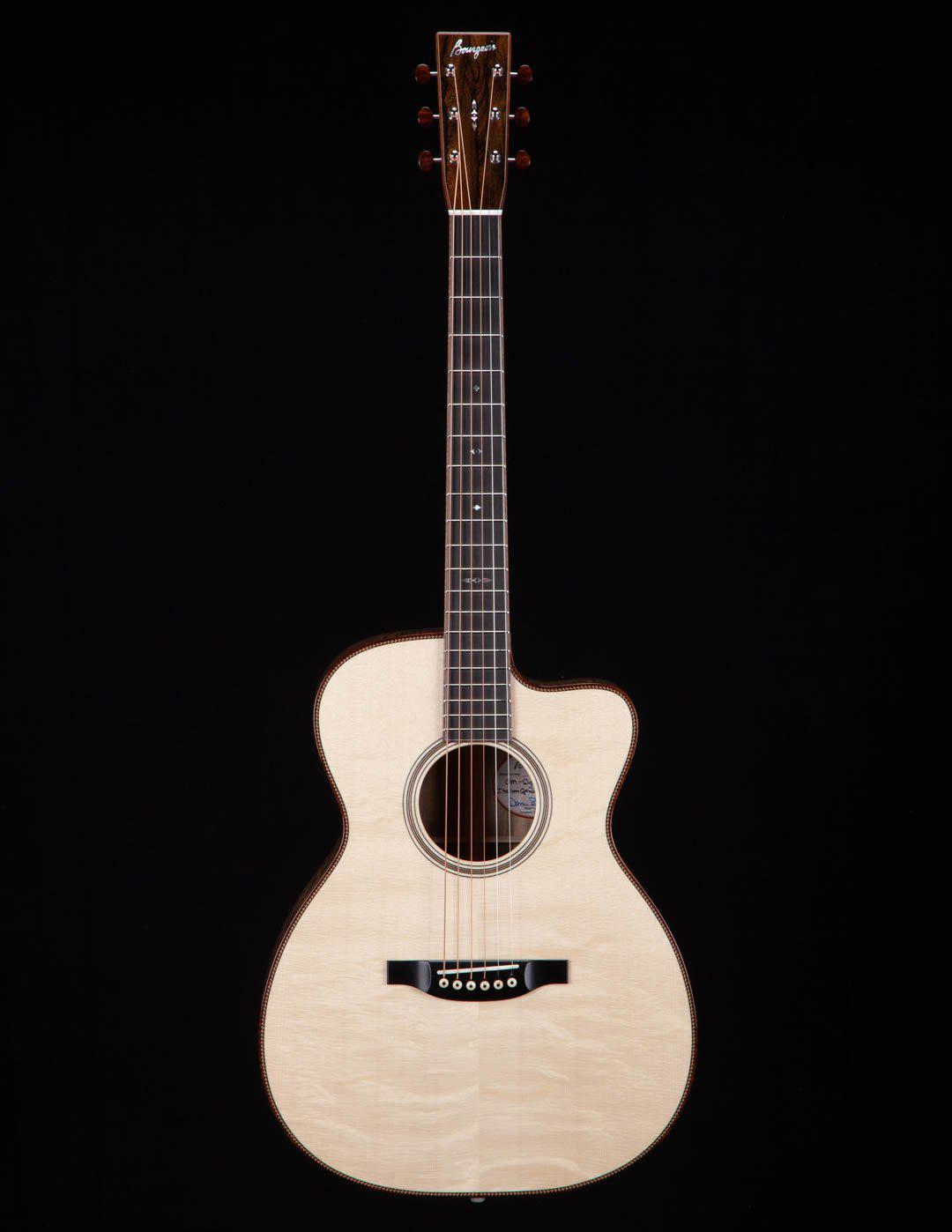 Bourgeois OMC Custom Bear Claw Spruce over Figured Myrtle - Bourgeois Guitars - Heartbreaker Guitars