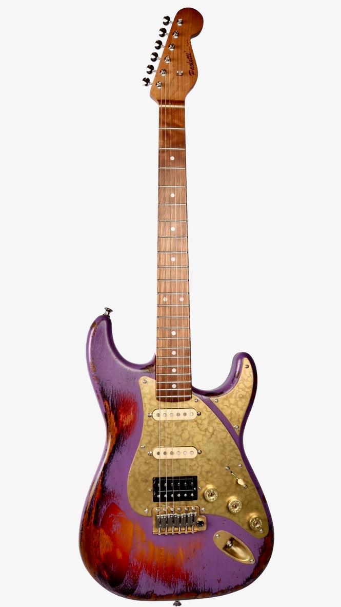 Paoletti Stratospheric Loft HSS Heavy Purple #130521 - Paoletti - Heartbreaker Guitars