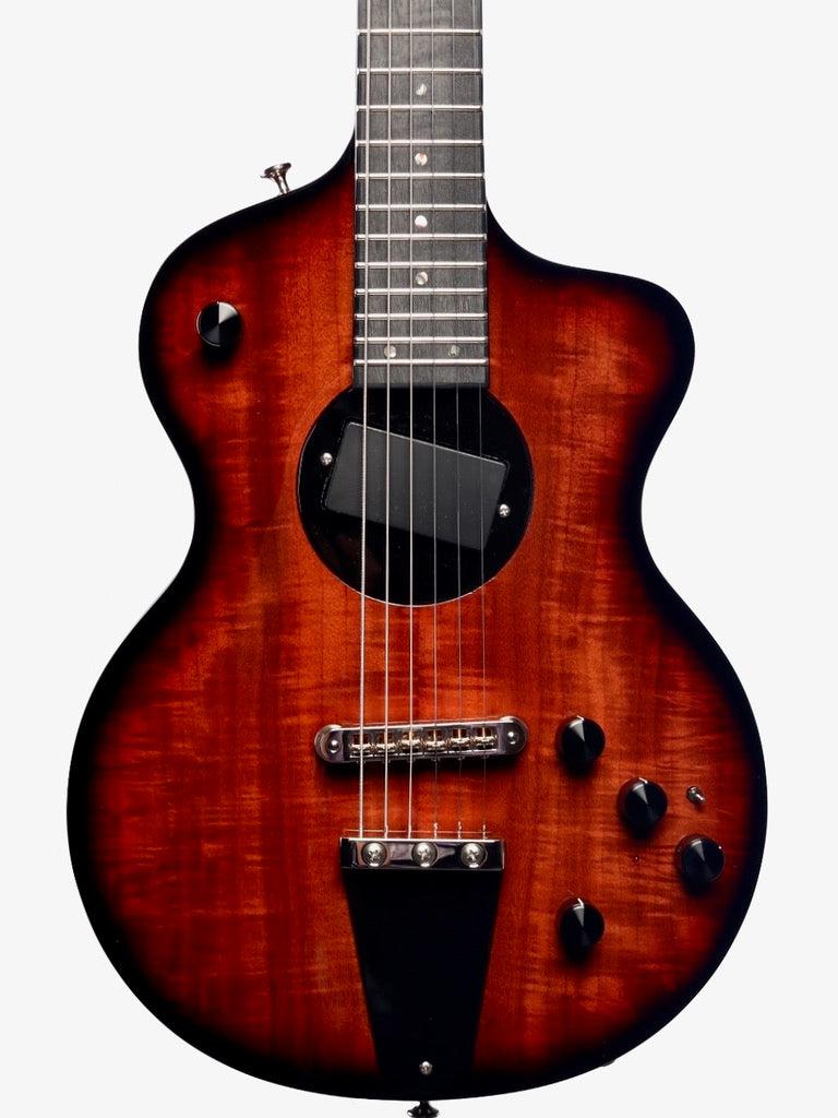 Rick Turner Model 1 Featherweight Myrtlewood Burst with Full Electronics Package #5796 - Rick Turner Guitars - Heartbreaker Guitars