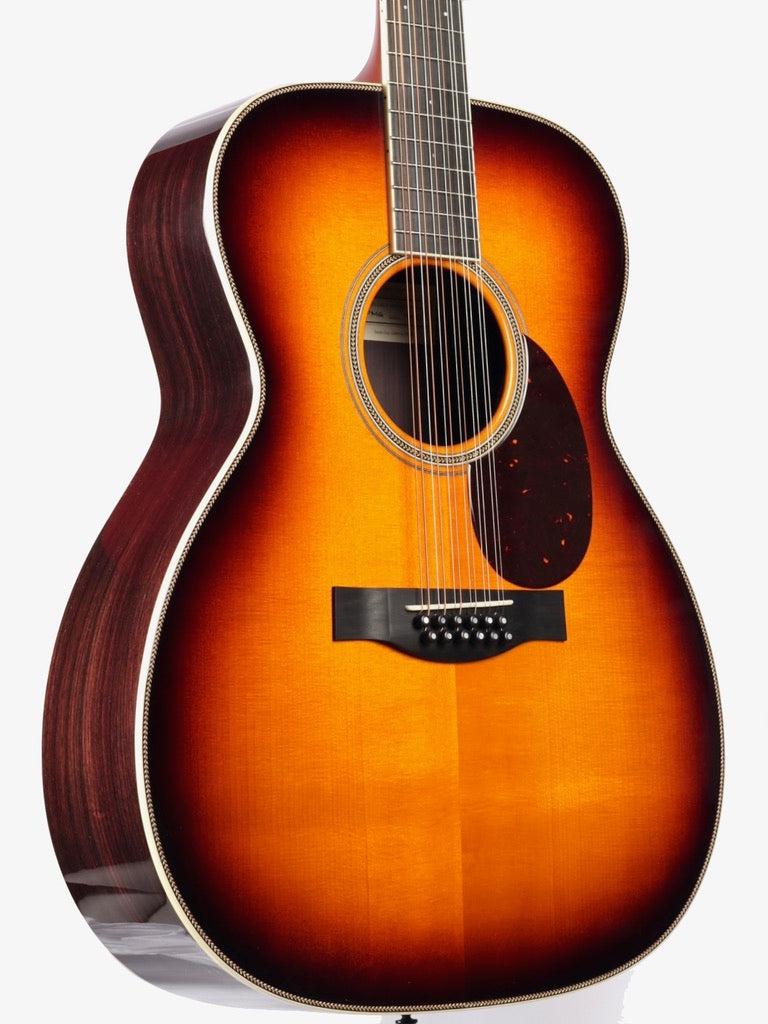 Santa Cruz OM Grand Dark Burst 12 String Adirondack Indian