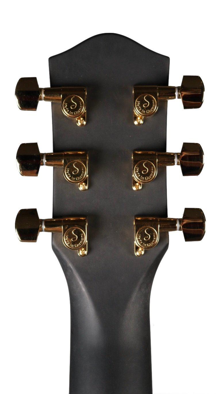 McPherson Carbon Fiber Touring Honeycomb Silver with Gold Hardware #10674 - McPherson Guitars - Heartbreaker Guitars