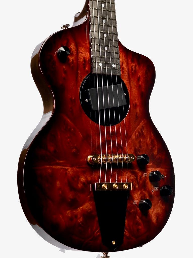 Rick Turner Model 1 Featherweight Custom Camphor Burl #5841 - Rick Turner Guitars - Heartbreaker Guitars