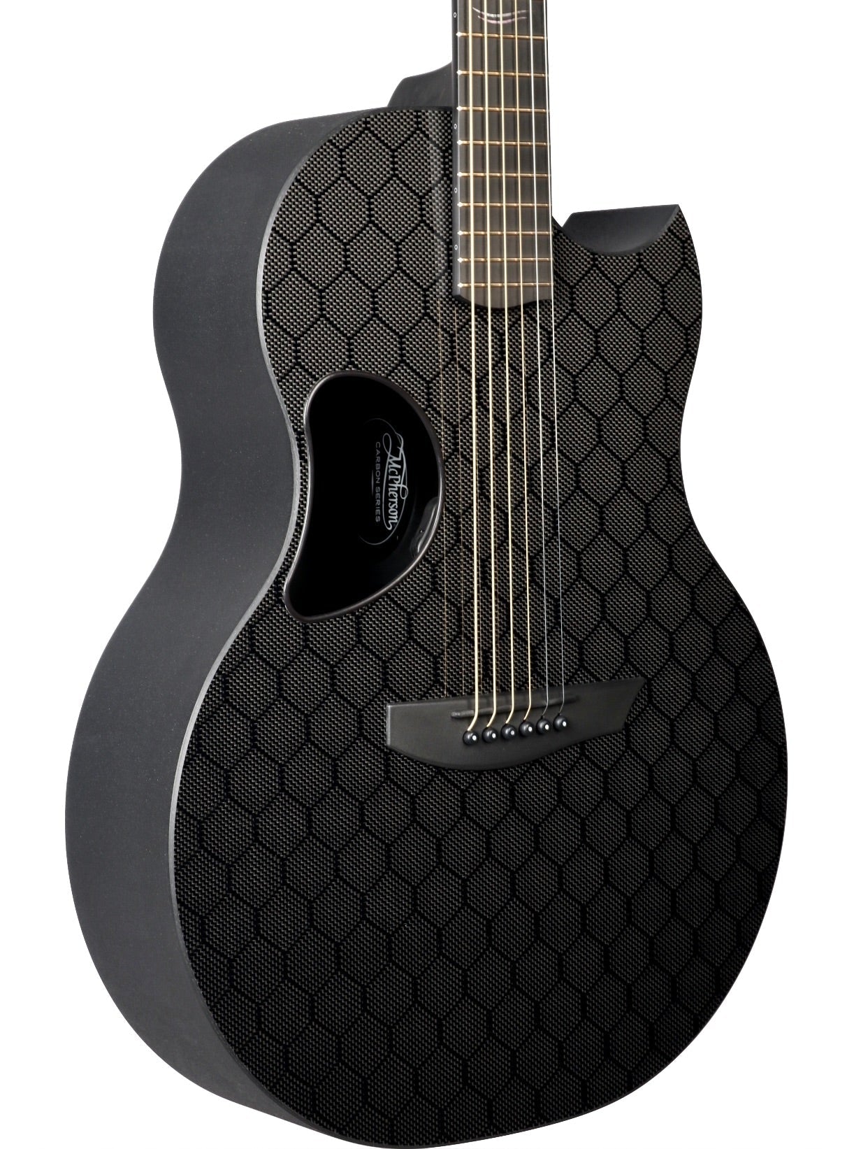 McPherson Carbon Fiber Sable Honeycomb Finish w/ Gold Hardware #11423 - McPherson Guitars - Heartbreaker Guitars