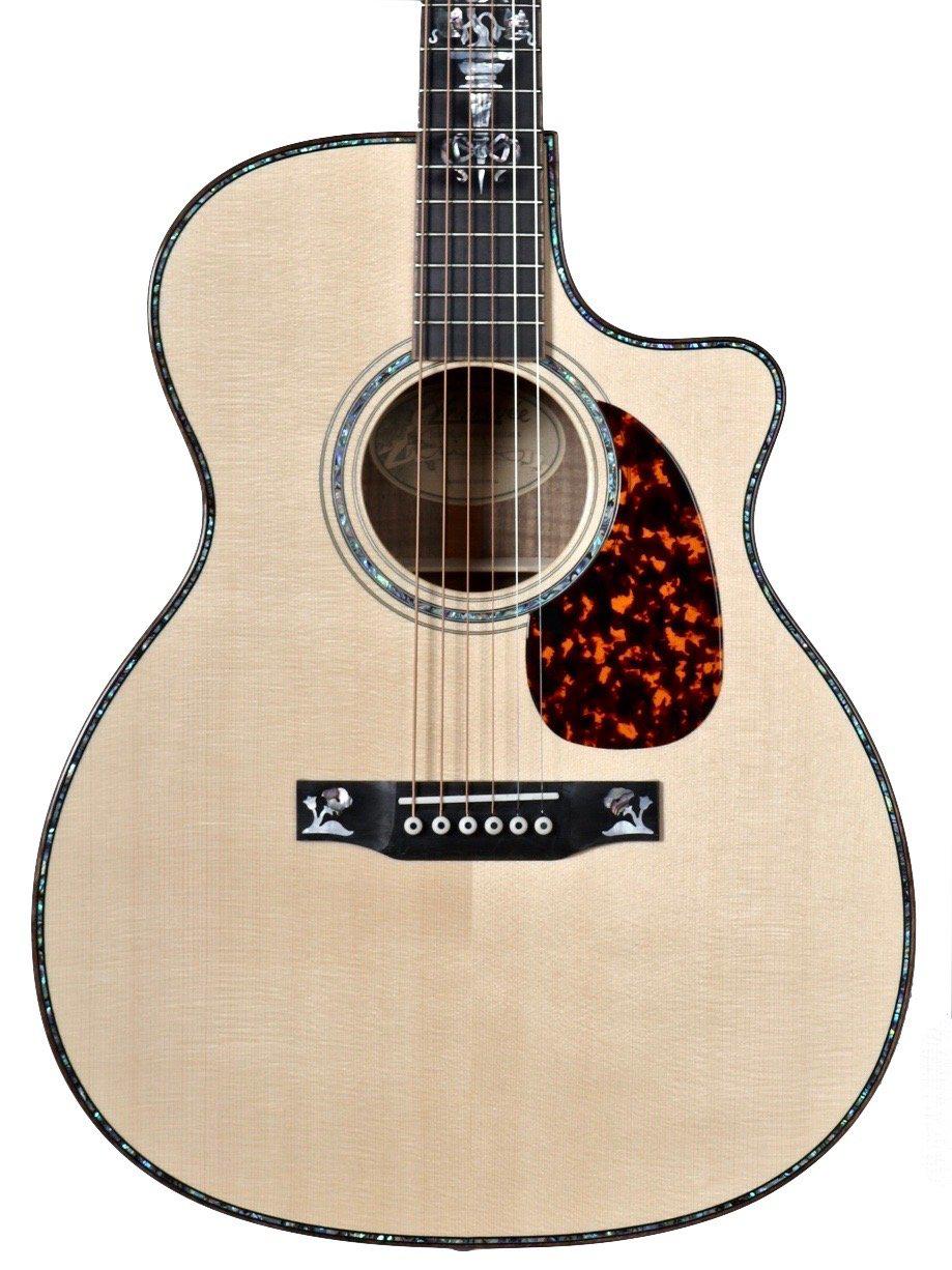 Larrivee OMV-10 Custom Flamed Walnut with Moon Spruce - Larrivee Guitars - Heartbreaker Guitars