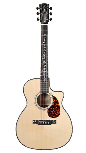 Larrivee OMV-10 Custom Flamed Walnut with Moon Spruce - Larrivee Guitars - Heartbreaker Guitars
