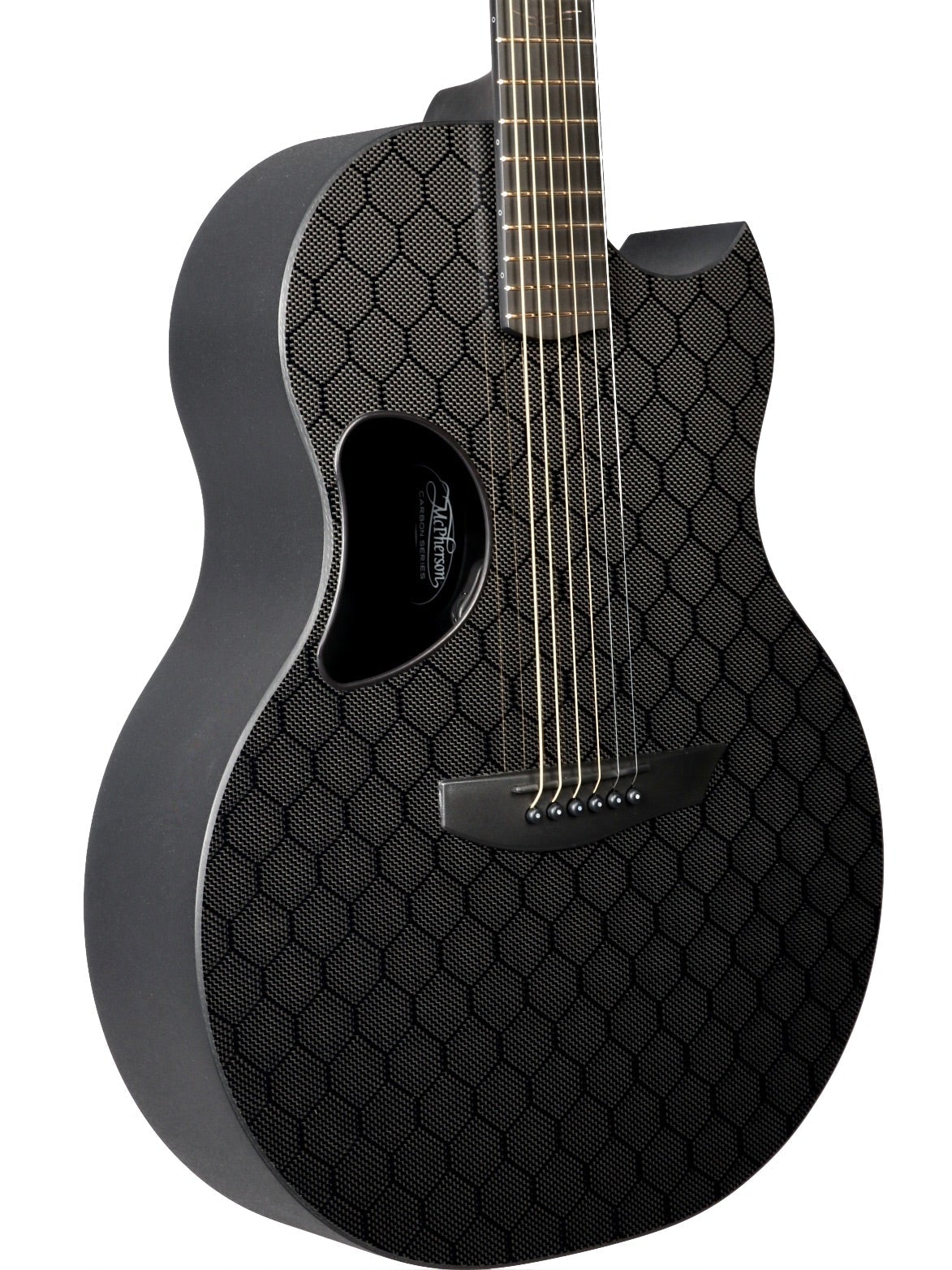 McPherson Carbon Fiber Sable Blackout Honeycomb Finish #11417 - McPherson Guitars - Heartbreaker Guitars