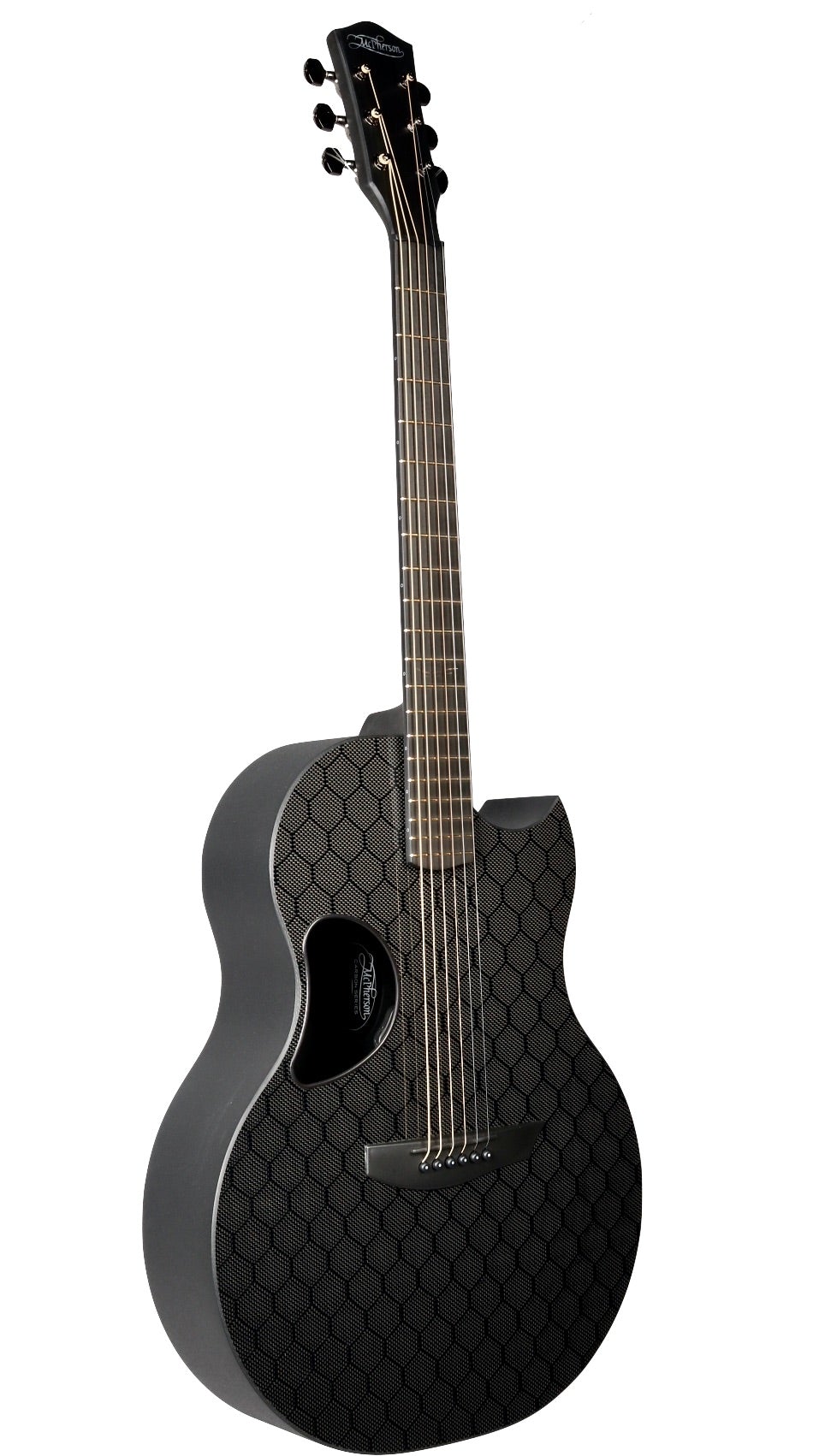 McPherson Carbon Fiber Sable Blackout Honeycomb Finish #11414 - McPherson Guitars - Heartbreaker Guitars