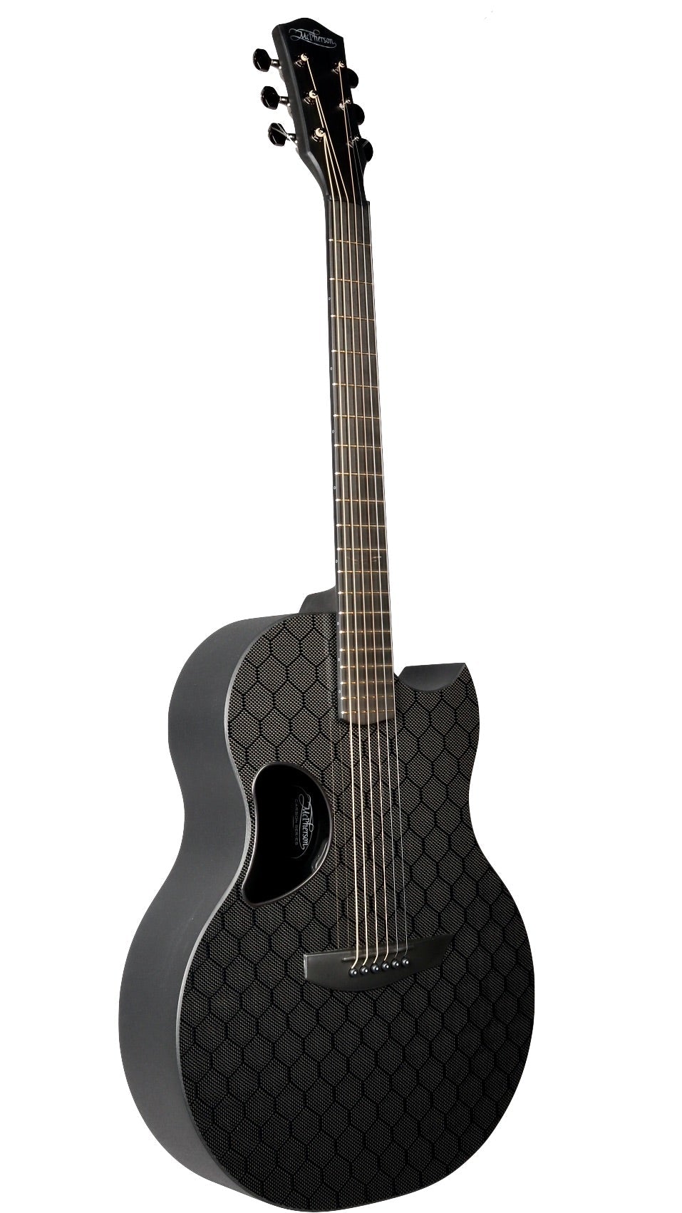 McPherson Carbon Fiber Sable Blackout Honeycomb Finish #11417 - McPherson Guitars - Heartbreaker Guitars