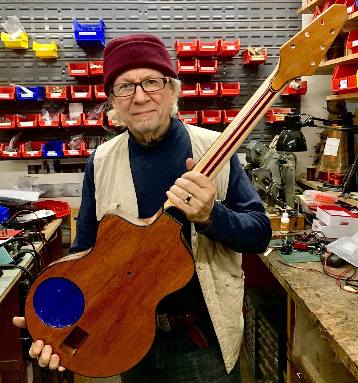 Rick Turner 40th Anniversary Lindsey Buckingham In Stock! - Rick Turner Guitars - Heartbreaker Guitars