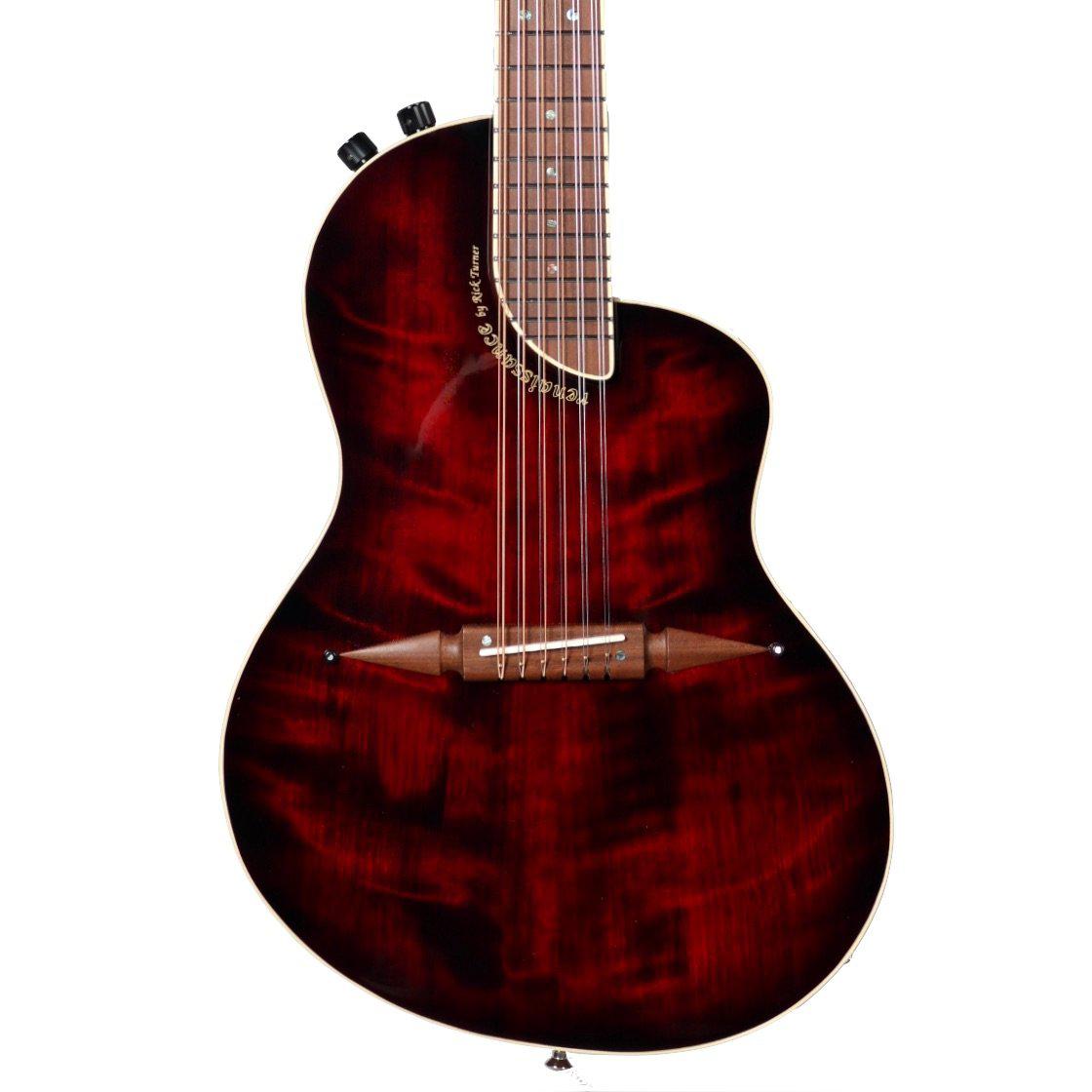 Renaissance RS12 Super Custom Curly Redwood over Black Acacia #5568 - Rick Turner Guitars - Heartbreaker Guitars