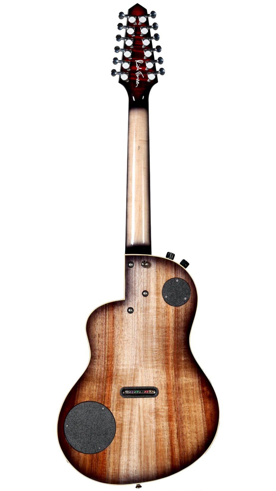 Renaissance RS12 Super Custom Curly Redwood over Black Acacia #5568 - Rick Turner Guitars - Heartbreaker Guitars