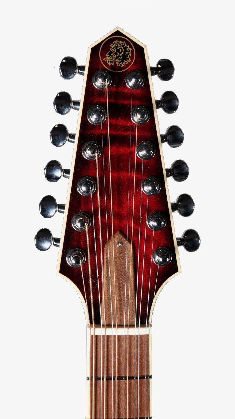 Renaissance RS12 Super Custom Curly Redwood over Black Acacia #5568 - Rick Turner Guitars - Heartbreaker Guitars