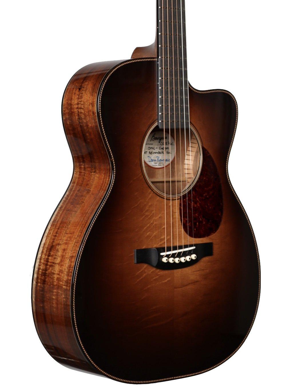 Bourgeois  Large Sound Hole OMC DB Signature Aged Tone Adi Burst over Master Koa - Bourgeois Guitars - Heartbreaker Guitars