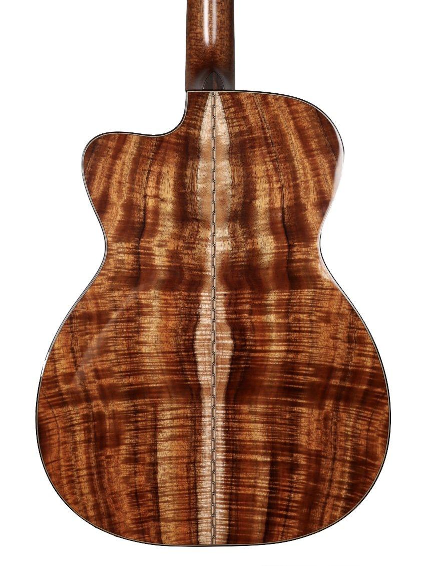 Bourgeois  Large Sound Hole OMC DB Signature Aged Tone Adi Burst over Master Koa - Bourgeois Guitars - Heartbreaker Guitars
