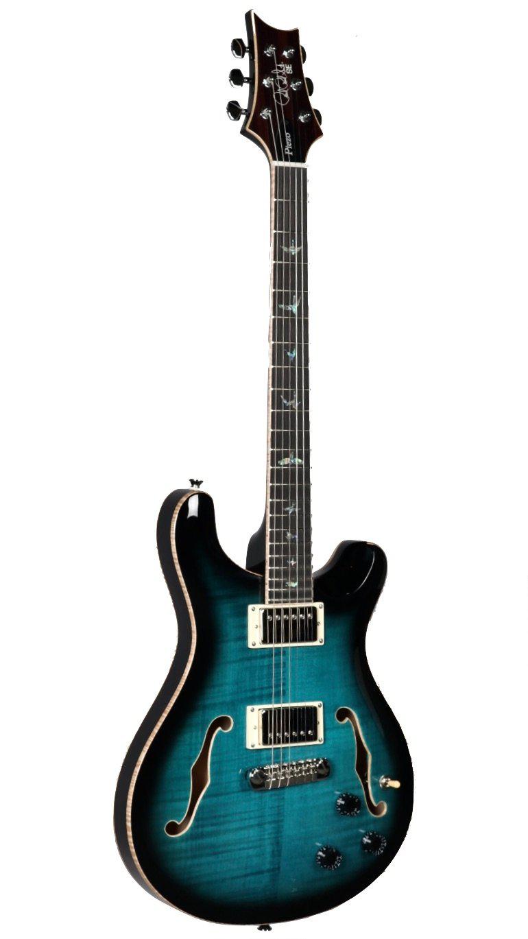 PRS Hollowbody II Piezo Peacock Blue Smokeburst #E01585 - Paul Reed Smith Guitars - Heartbreaker Guitars