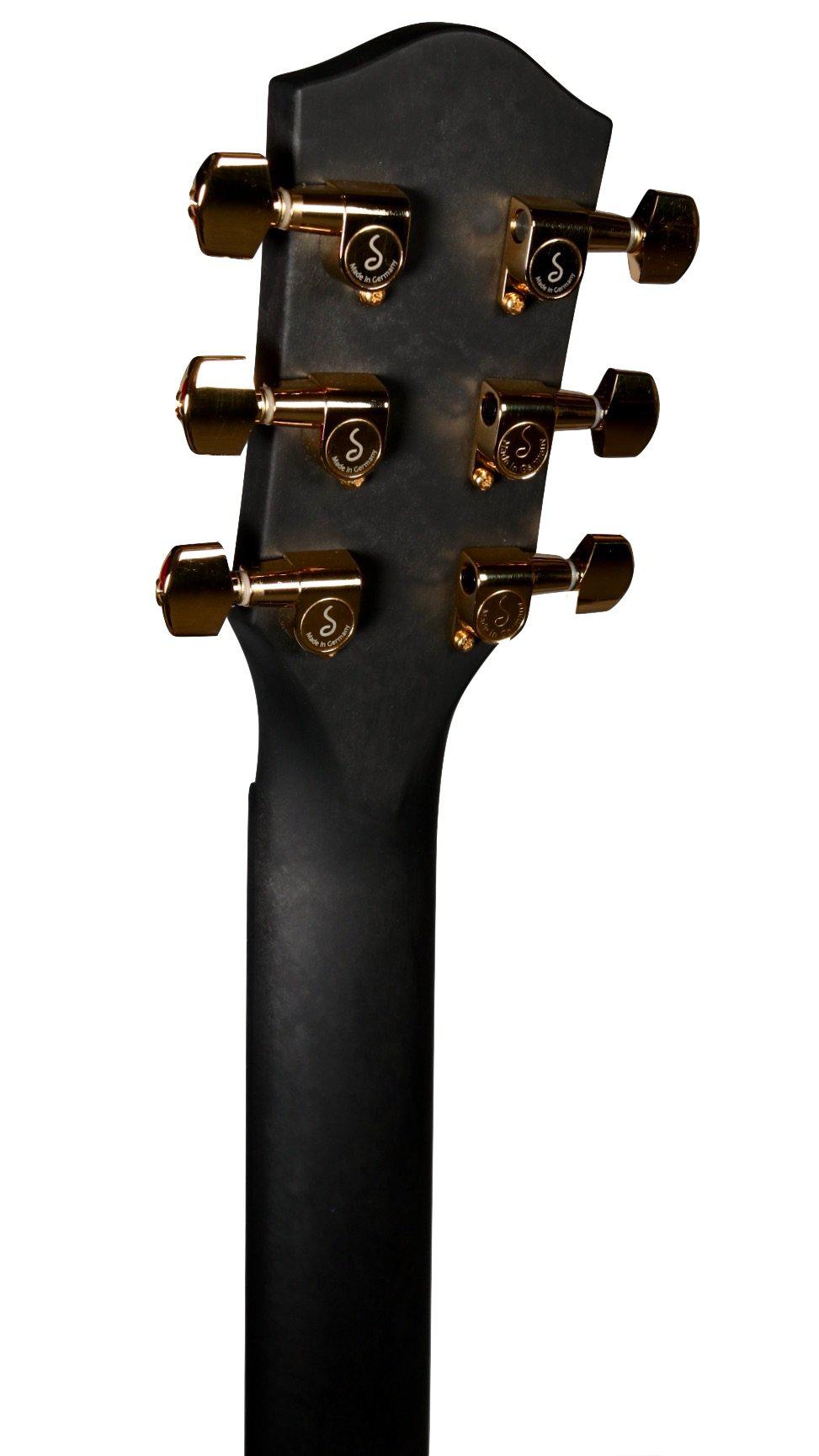 McPherson Carbon Fiber Touring Orange Honeycomb w/ Gold Hardware #11152 - McPherson Guitars - Heartbreaker Guitars