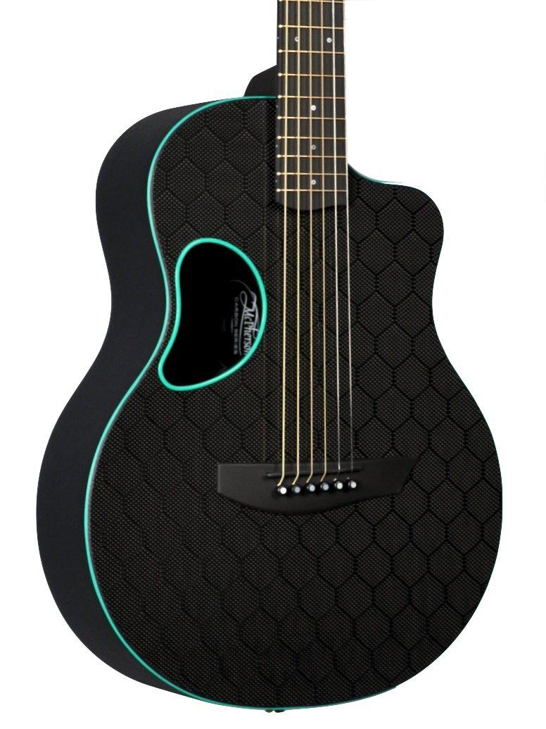 McPherson Carbon Fiber Touring Green Model Honeycomb Finish with Gold Hardware #11117 - McPherson Guitars - Heartbreaker Guitars