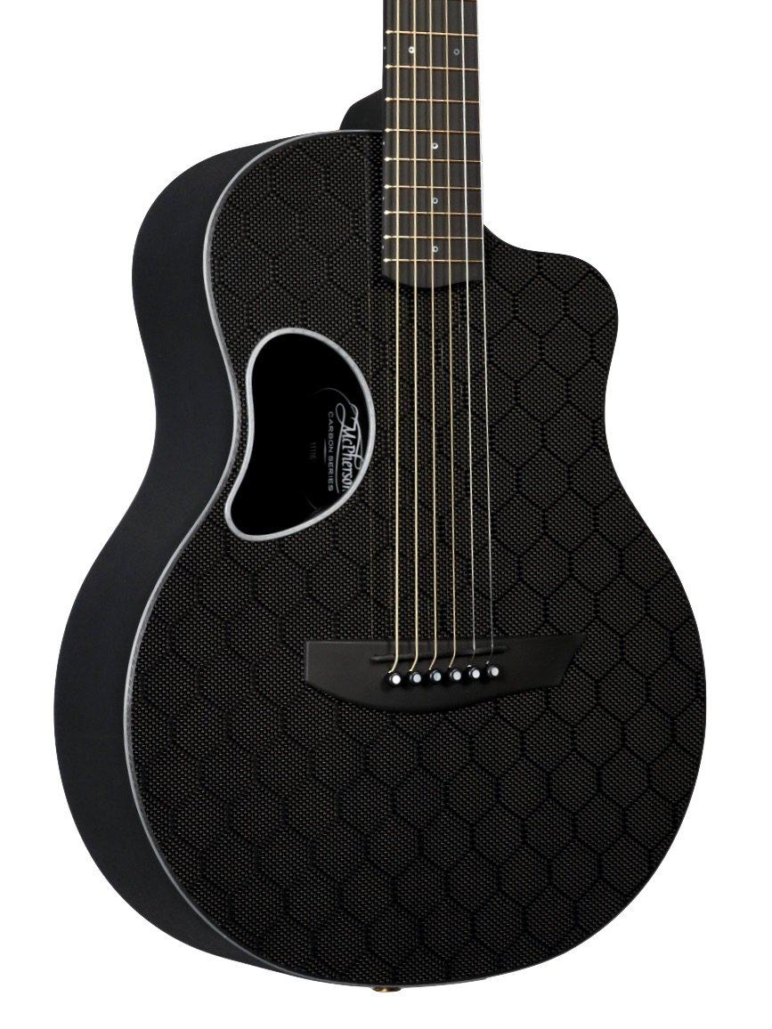 McPherson Carbon Fiber Touring Silver Model Honeycomb Finish with Gold Hardware #11116 - McPherson Guitars - Heartbreaker Guitars