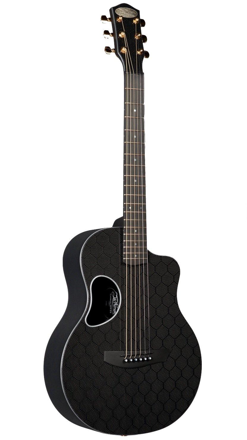 McPherson Carbon Fiber Touring Silver Model Honeycomb Finish with Gold Hardware #11116 - McPherson Guitars - Heartbreaker Guitars