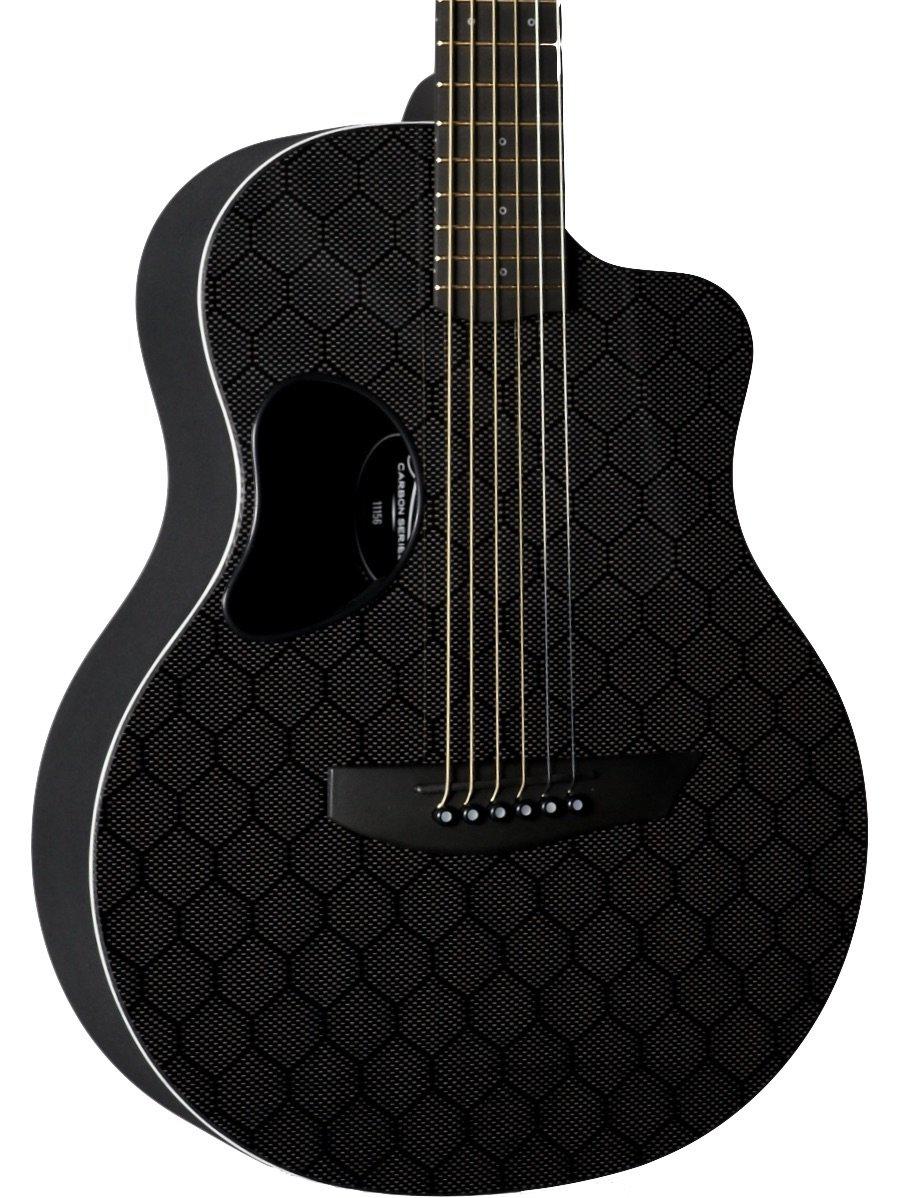 McPherson Carbon Fiber Touring White Honeycomb w/ Satin Pearl Hardware #11156 - McPherson Guitars - Heartbreaker Guitars