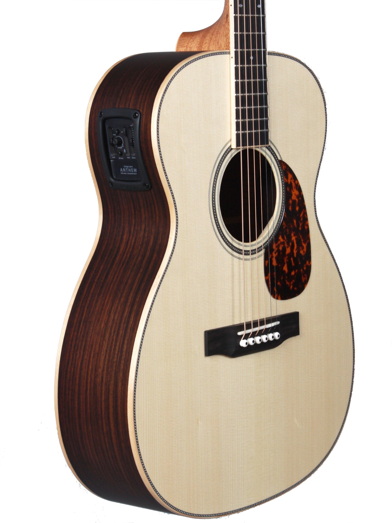 Larrivee OM-40R with LR Baggs Stage Pro Pick Up Moonwood Spruce - Larrivee Guitars - Heartbreaker Guitars