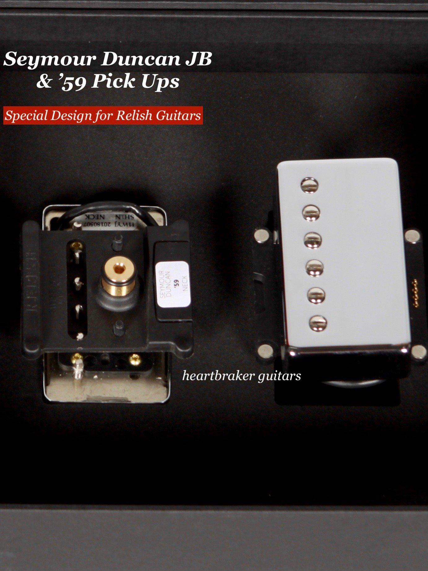 Relish Seymour Duncan JB & '59 Pick Ups for Mary and Jane Guitars - Heartbreaker Guitars - Heartbreaker Guitars