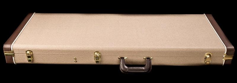 Turner Renaissance Custom Case by TKL - Tan with Burgundy Interior - Rick Turner Guitars - Heartbreaker Guitars