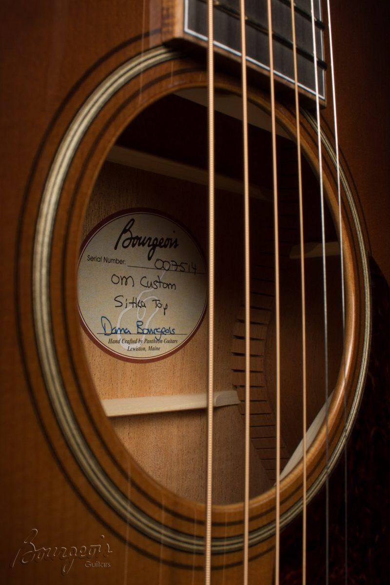 Bourgeois OM Country Boy Burst DB Signature with VTC Baggs Pick Up - Bourgeois Guitars - Heartbreaker Guitars