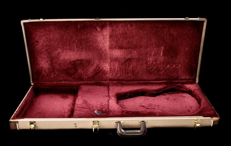 Turner Renaissance Custom Case by TKL - Tan with Burgundy Interior - Rick Turner Guitars - Heartbreaker Guitars