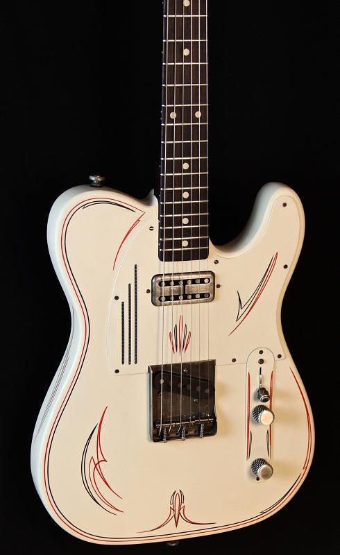 James Trussart Steelcaster  Cream w/ Red Pinstripe - James Trussart Custom Guitars - Heartbreaker Guitars
