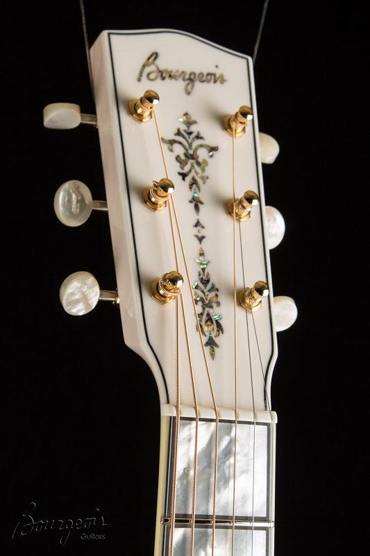 Bourgeois Whyte Rabbit L-DB0 Transparent White Limited - Bourgeois Guitars - Heartbreaker Guitars