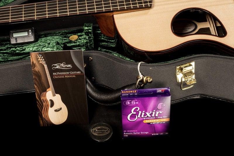 McPherson 4.5 Striped Macassar/ Engelmann Spruce - McPherson Guitars - Heartbreaker Guitars