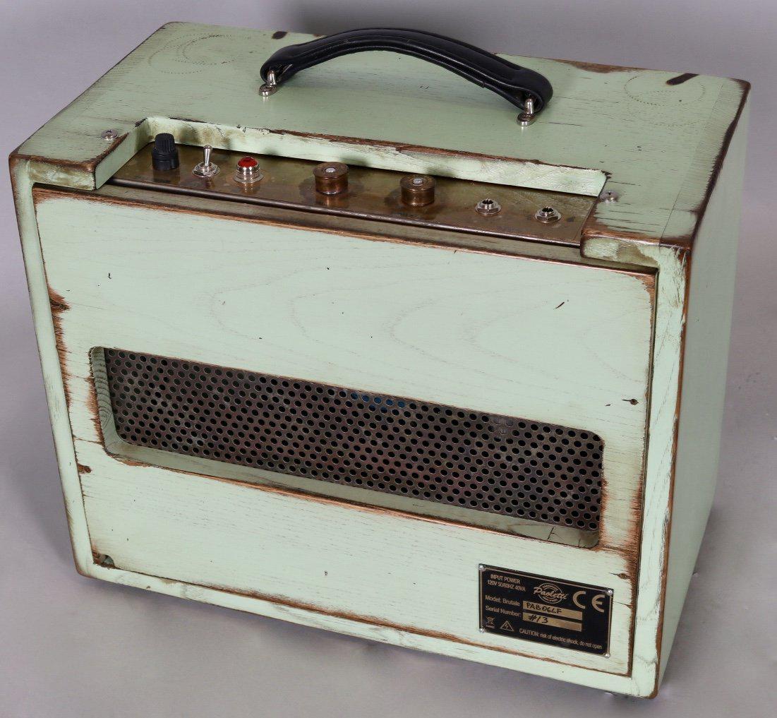 Paoletti Nancy 112 Lounge 2P90 Sage Green and Brutal 6W Combo Amp Bundle - Paoletti - Heartbreaker Guitars