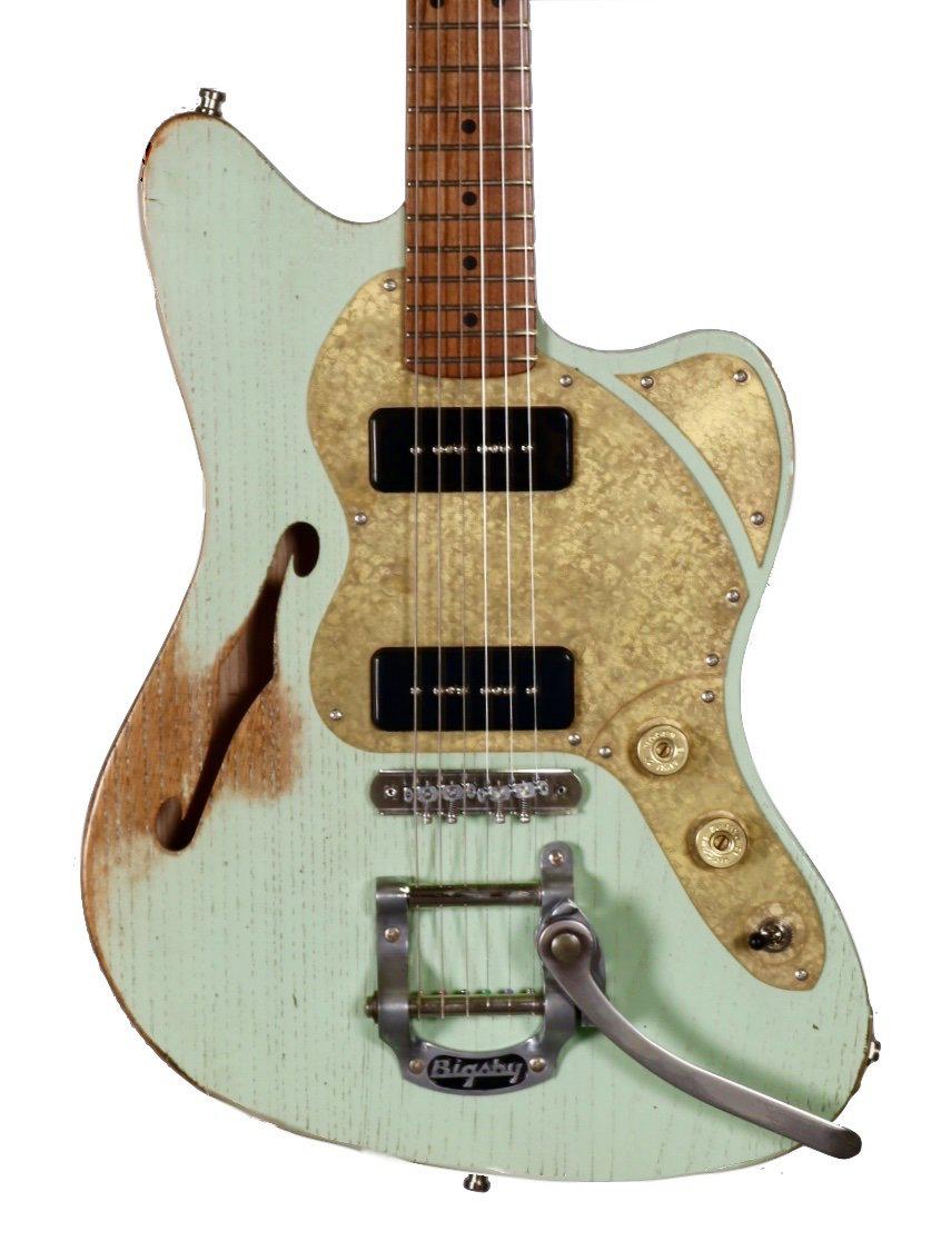 Paoletti Nancy 112 Lounge 2P90 Sage Green #81720 - Paoletti - Heartbreaker Guitars