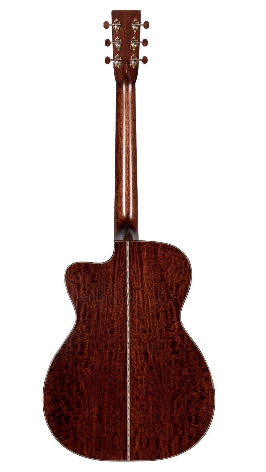Bourgeois OMC Large Sound Hole Arm Bevel with Master Grade Mahogany Aged Tone #8845 - Bourgeois Guitars - Heartbreaker Guitars